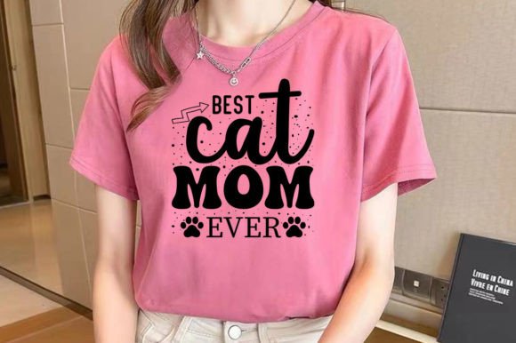 Best Cat Mom Mother s Day SVG Design Graphics