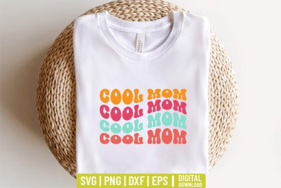 Cool Mom - Retro Mama Svg Graphics and Crafts