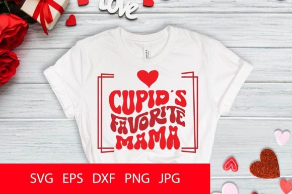 Cupid s Favorite Mama SVG PNG Graphics and Crafts Review
