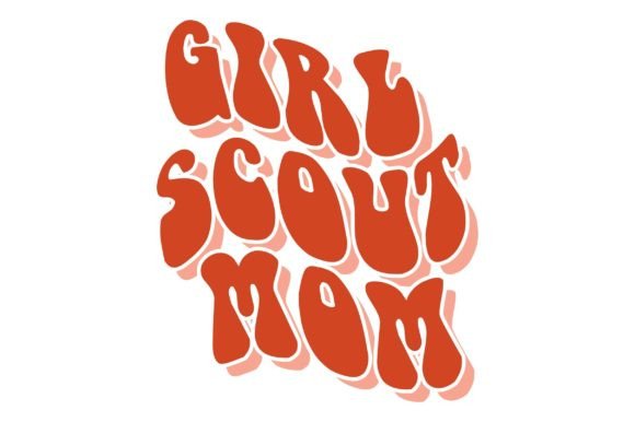 Girl Scout Mom Groovy Retro SVG Design: Graphics and Crafts Review