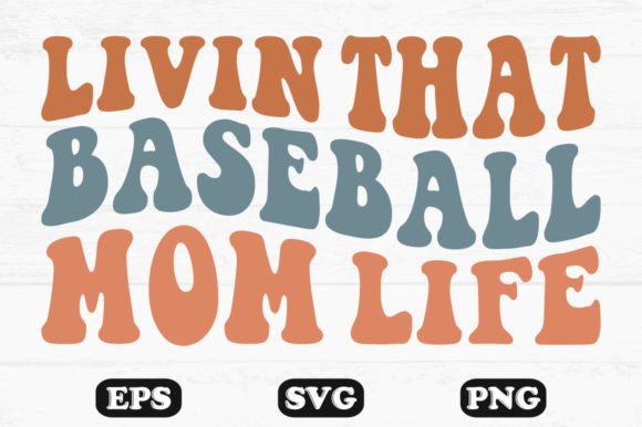 Livin That Baseball Mom Life Retro Svg Graphics and Crafts Review
