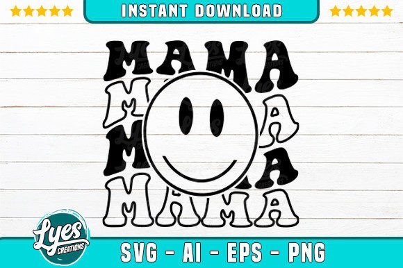 Mama Mother s Day Mom Retro Groovy Svg Graphics and Crafts