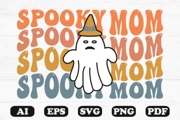 Spooky Mom Halloween Retro SVG Graphics and Crafts Review